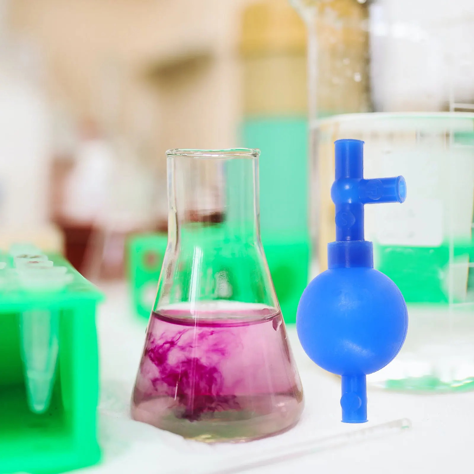 

Quantitative Suction Ball Pipetting Device Three Valve Design Accurate Liquid Extraction Medical Facility Tool