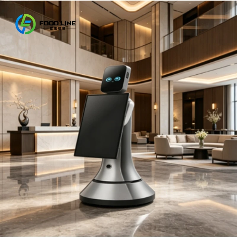 Custom Smart AI Humanoid Commercial Robot, Delivery & Welcome Greeting Robot for Hotel Mall Office Business Service