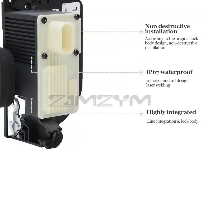 Automatic Suction Auto close Presenting Door for Tesla Closing Gentle Close Anti Pinch For Model 3 2019-2022 & Model Y 2021-2022