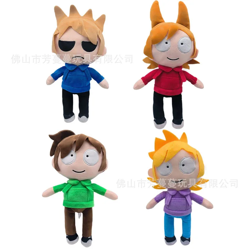 NEW Tom Eddsworld Plush Toys Cute Tord Eddsworld Figure Plush Dolls Baby Soft Stuffed Toys Pillows For Children XMAS Gifts