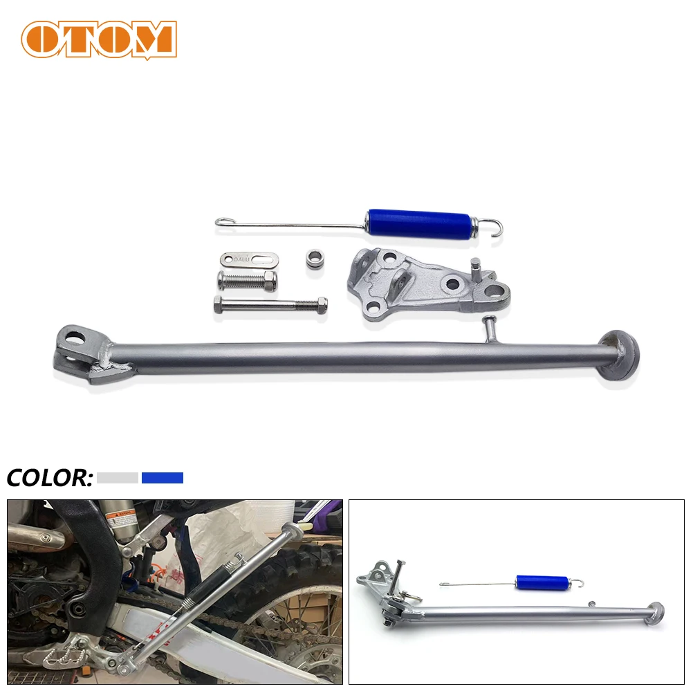 OTOM Motocross Footrest Bracket Side Stand Kickstand Lift Foot Support With Spring Bolt Kit For YAMAHA YZ125X YZ250X 2016-2022