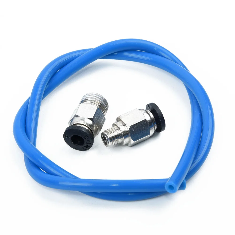 ใหม่ล่าสุดสแตนเลสสําหรับ Ender 3 อัพเกรด PTFE 4 มม.พร้อม PC4-M6 & PC4-M10 PNEUMATIC Connector สําหรับ Ender 3 เครื่องพิมพ์ Accessor