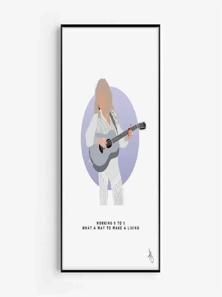 Aesthetic Rock Pop Music Quotes Wall Art Poster Queen Freddie Mercury Elvis David Canvas Print for Home Decor Kawaii Room