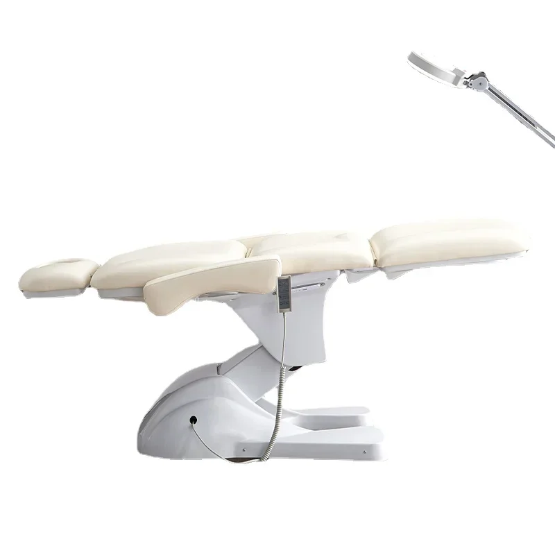 

Nordic Electric beauty bed, folding automatic lifting, massage pattern embroidery