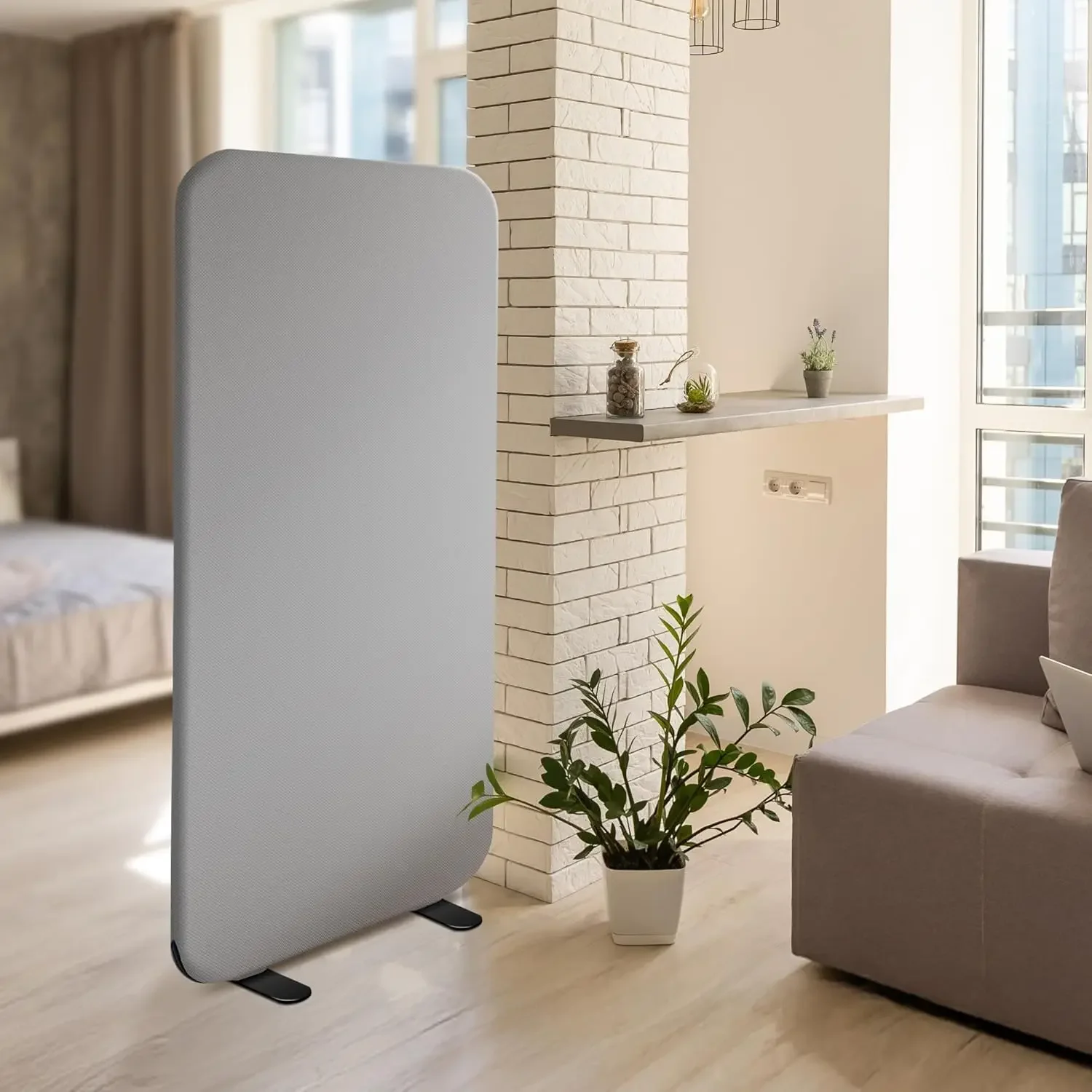 

Standing Room Dividers, Privacy Divider Panel Wall, Portable Divider Separator Screen for Classroom, Office, Studio, Home