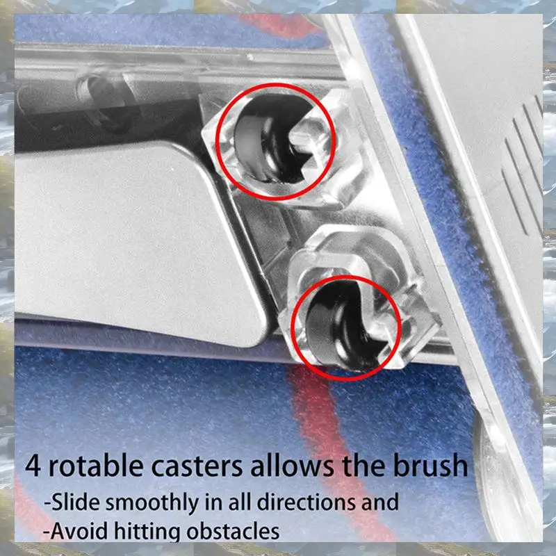 

2X Double Soft Roller Head Quick Release Electric Floor Head For Dyson V7 V8 V10 V11 V15 Vacuum Cleaner Parts