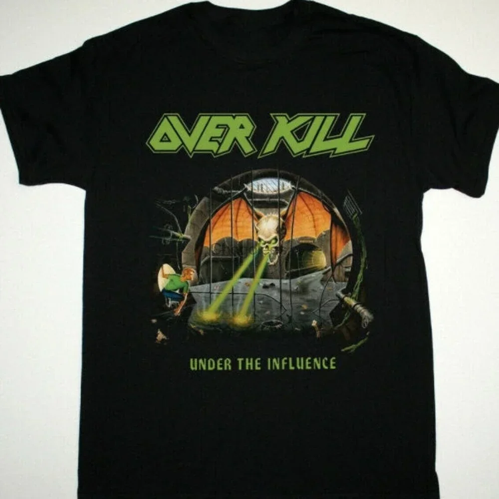 Overkill Under The Influence Tour Concert Vintage shirt Gift for friend men Funny birthday Hip hop Music shirt Sport shirt manga