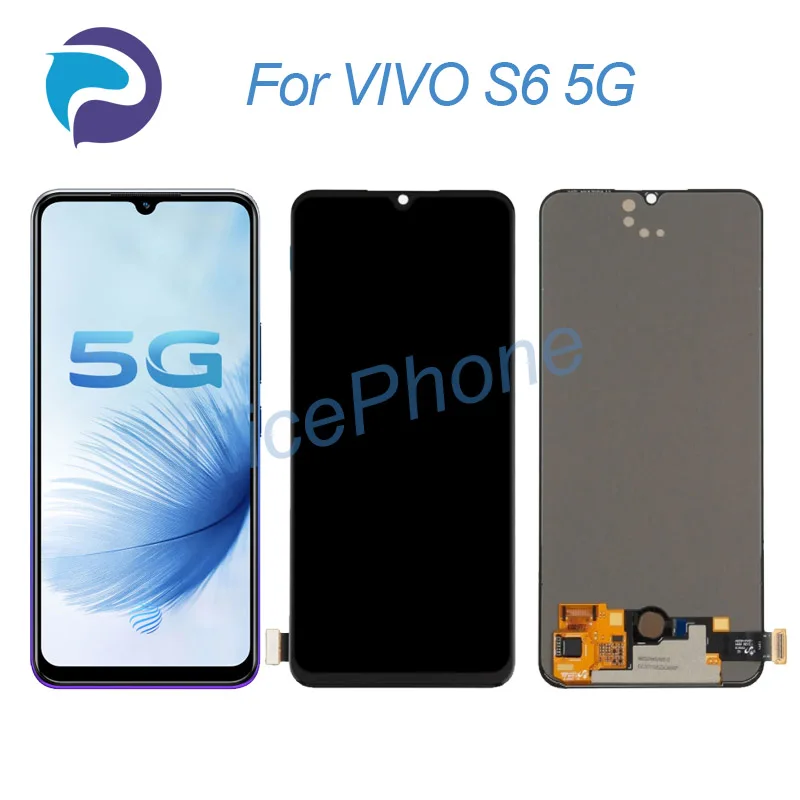 

for VIVO S6 5G LCD Screen + Touch Digitizer Display 2340*1080 V1962A, V1962BA For VIVO S6 5G LCD Screen Display