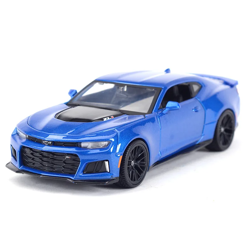 Maisto 1:24 Chevrolet Camaro ZL1 2017 합금 자동차 모델 다이캐스트 및 장난감 차량 수집 자동차 장난감, 소년 생일 선물