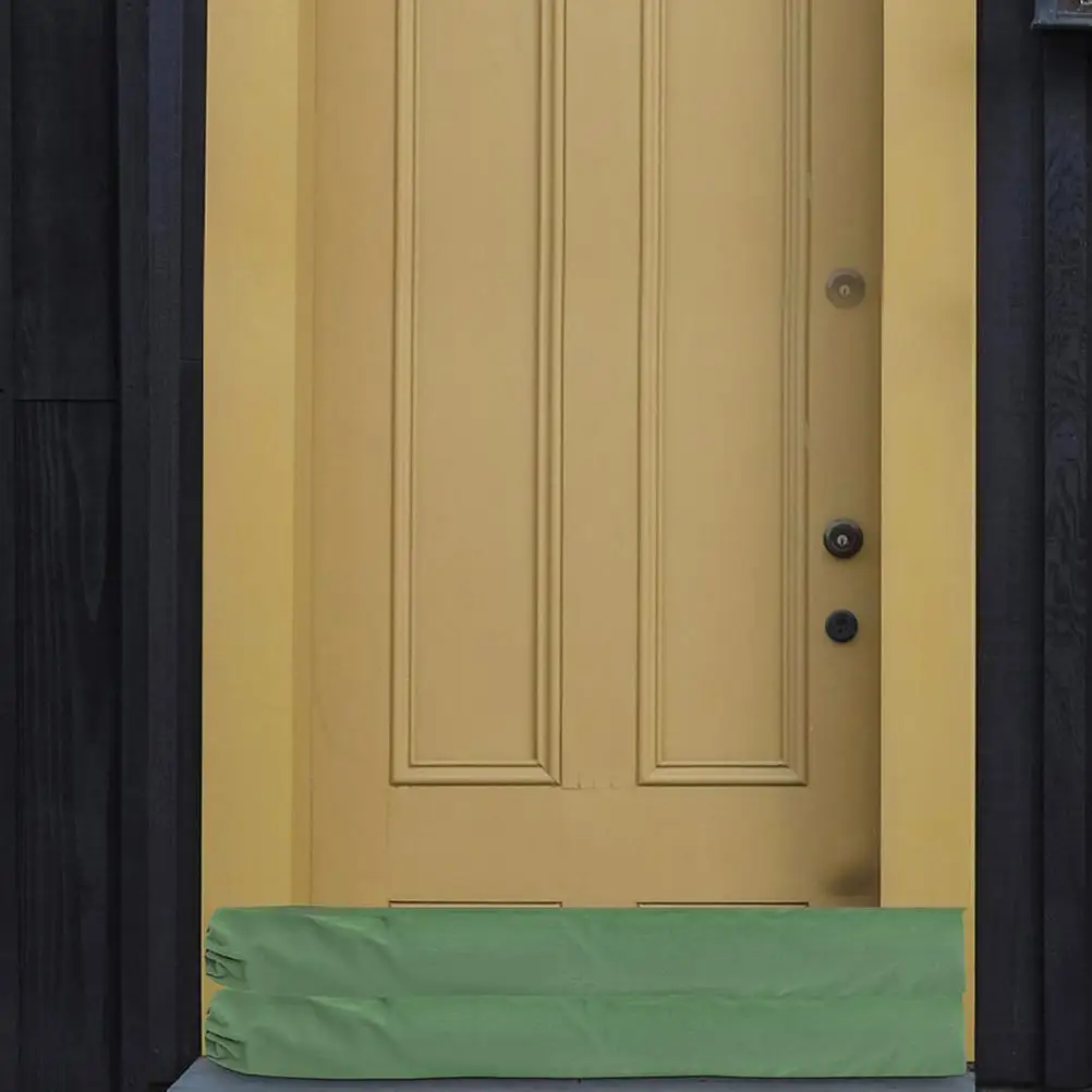 2 шт. мешки с песком для борьбы с наводнениями, многоразовые впитывающие холсты, длинный дизайн для защиты дома, гаража от повреждений воды