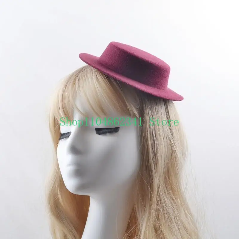 652F Fashion Small Top Hat Diy Cap Embryo for DIY Crafts Hair Accessories Decorate