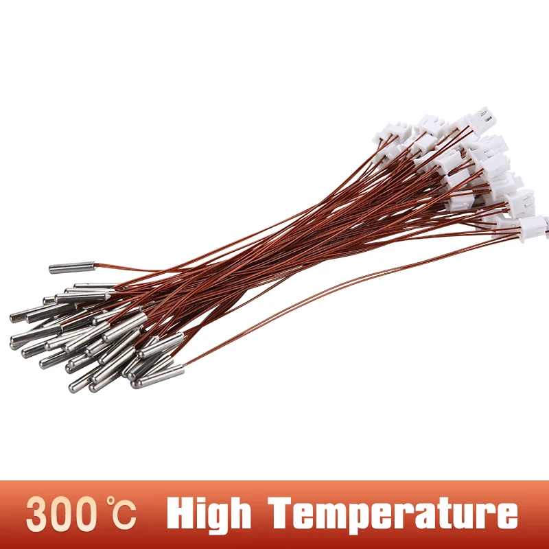 ترقية 100K NTC3950 الثرمستور Dumet سلك 3*15 مللي متر Catridge مستشعر درجة الحرارة العالية ل Voron CR6 SE التنين اليعسوب #3