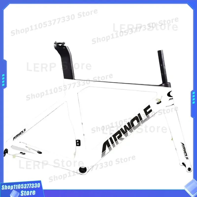 New Carbon Road Bike Frame Set 142x12mm Thru Axle Internal Cable Routing Bicycle Frameset for Disc Brake System Lightweight