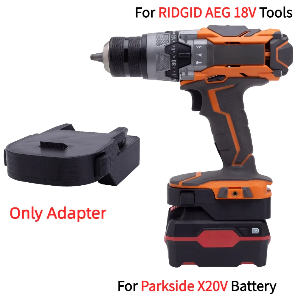 Adapter/Converter for Kobalt /BAUER /OZITO /SKIL / PARKSIDE X20V 18V-24V Li-ion Battery To RIDGID AEG 18V Power Tools Accessory - view 6