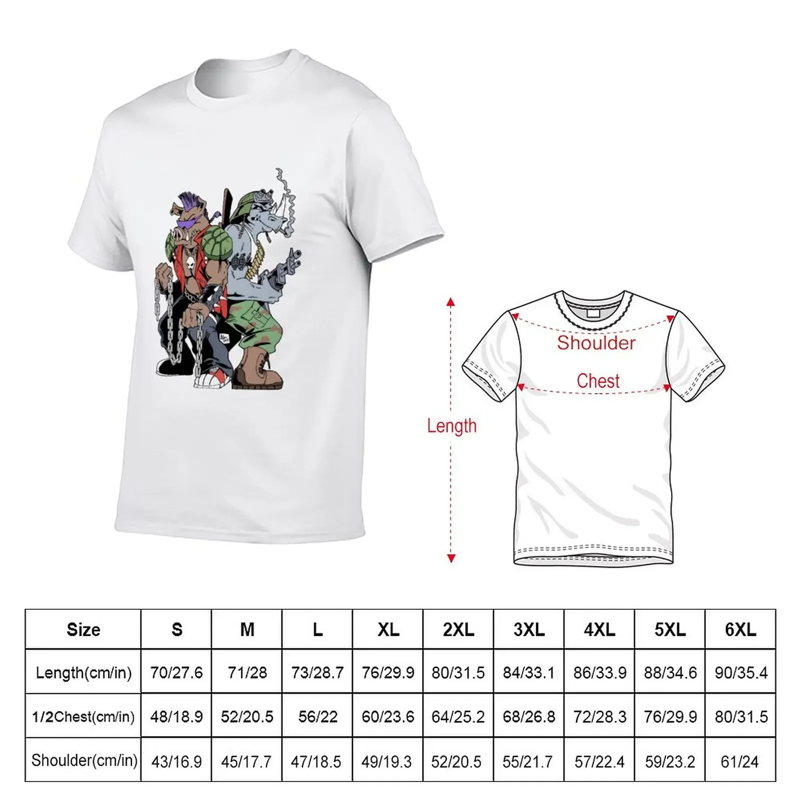 Rocksteady Bebop Cool Graphic Shirts For Women Vintage T Shirts For Men T-Shirt plus size clothes mens graphic t-shirts hip hop