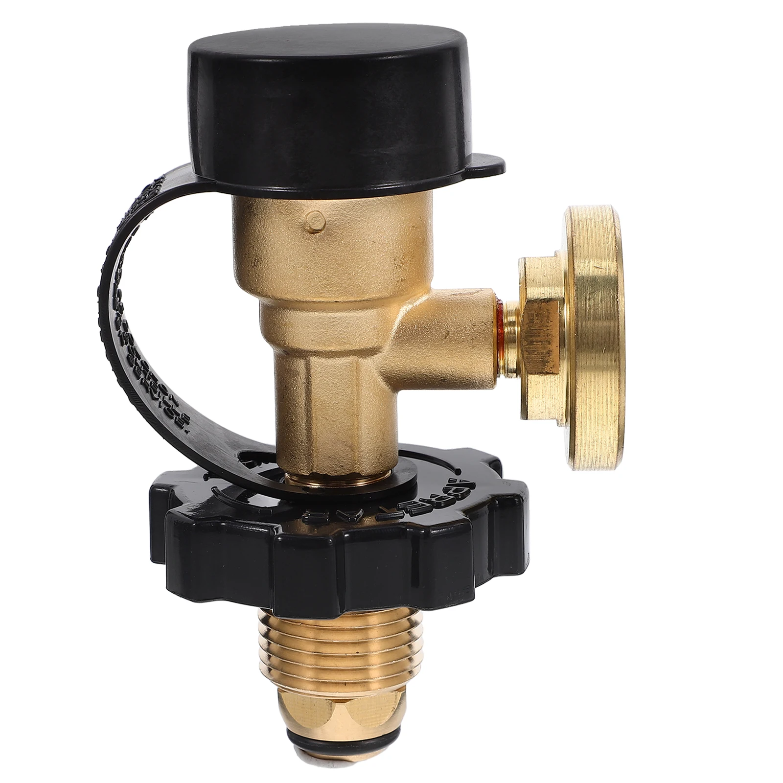 

Propane Tank Adapter Outdoor Gas Cylinder Adapter Copper Pressure Gauge Propane Tank Connector Gas Level Indicator