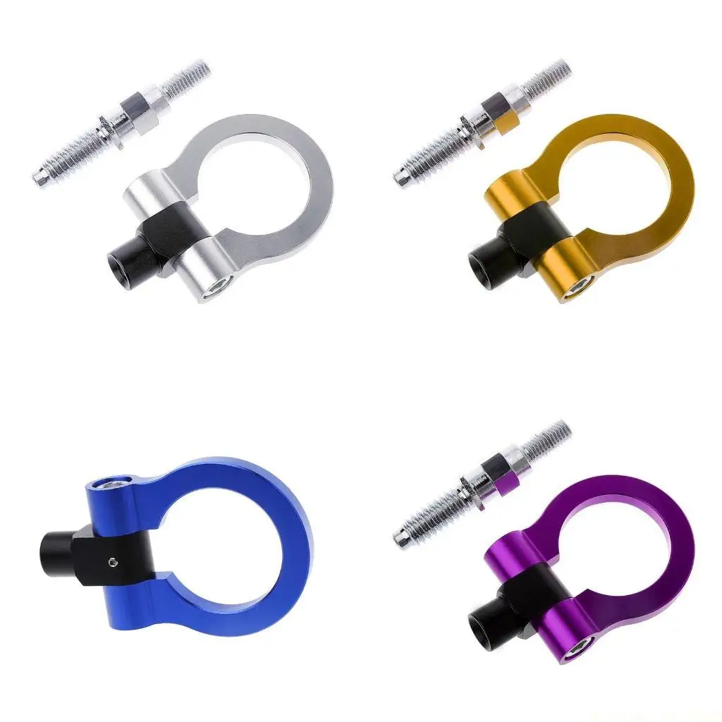 J0MA Universal Racing Towing Car Tow Hook Fit For  E46 E81 E30 E36 E90 E91 European Car Auto Trailer Ring Car Accessories