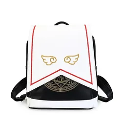 Kawaii Backpacks For Women Japan Style Angel Wings Embroidery Lolita Travel Bag Anime Cartoon Fashion Cute Casual Student Bag