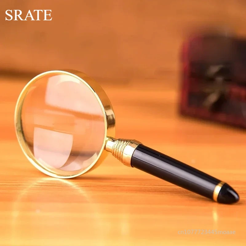 20X HD Lens Portable Handheld Magnifying Glass Magnifier Lens for Jewelry Newspaper Book Reading Tools Helping Hands Loupe