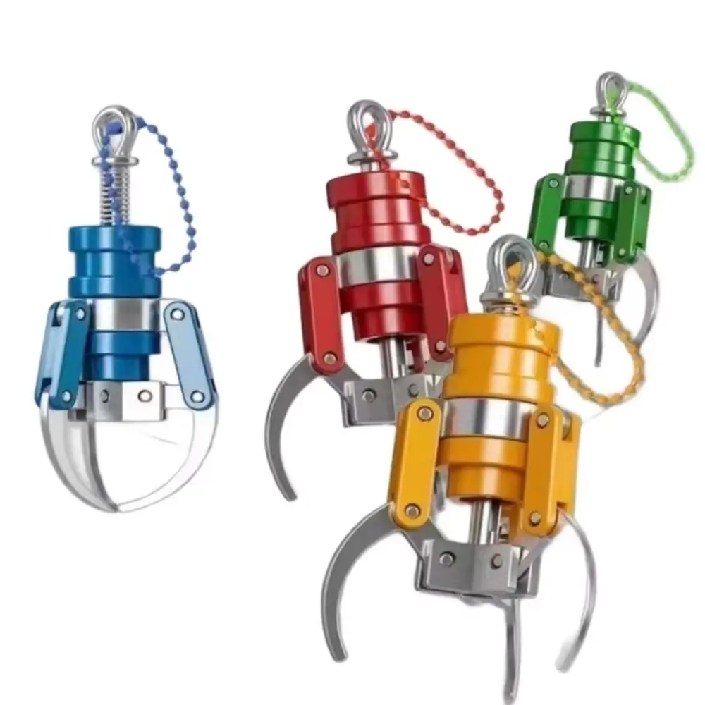 Simulated Machine Grab-clip keychain Color Mini Grabber Keyring Pendant Plastics Claw Machine Key Chain Bag Pendant Accessories