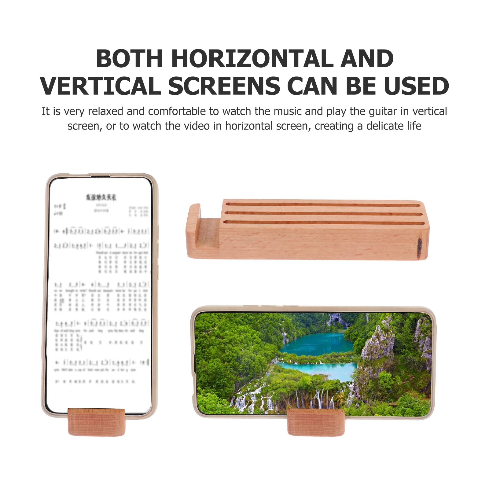 

Guitar Pick Case Box Holder Stand Container for Picks Wooden Containers Khaki Display