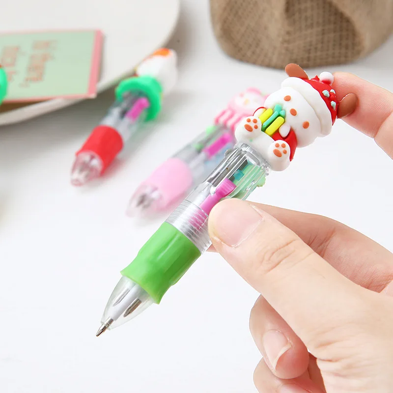 36pcs Sanrio 4 Colors Ballpoint Pen Hello Kitty Mymelody Kuromi Gel Pen Student Stationery Multicolor Pen Office School Supplies