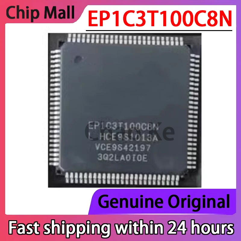 1PCS New EP1C3T100C8N EP1C3T100I7N Package TQFP100 Original Field Programmable Gate Array Chip IC