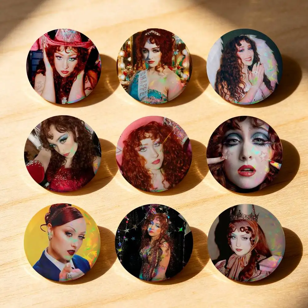 Red Haired Singers A-Chappell Roans Badge Pins For Friend, Backpack, Clothing, Collectible Accessories, Jewelry Gift