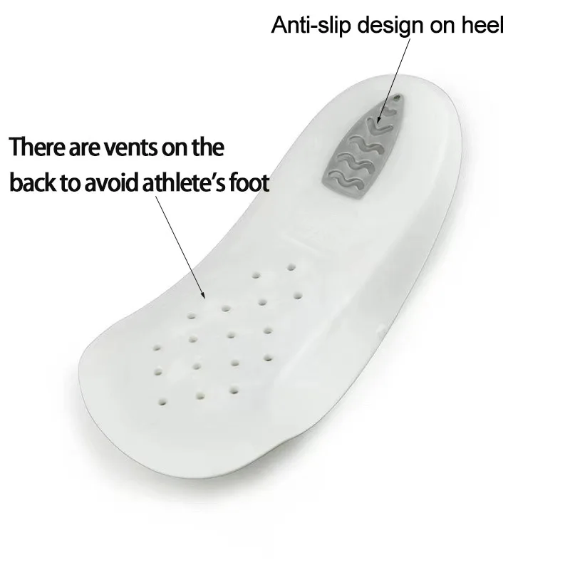 3/4-Length Arch Support Insoles for Flat Feet