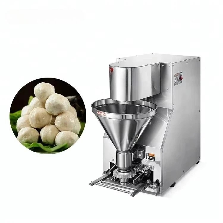 Electric automatic motor meatball fish ball forming machine is used for meat production