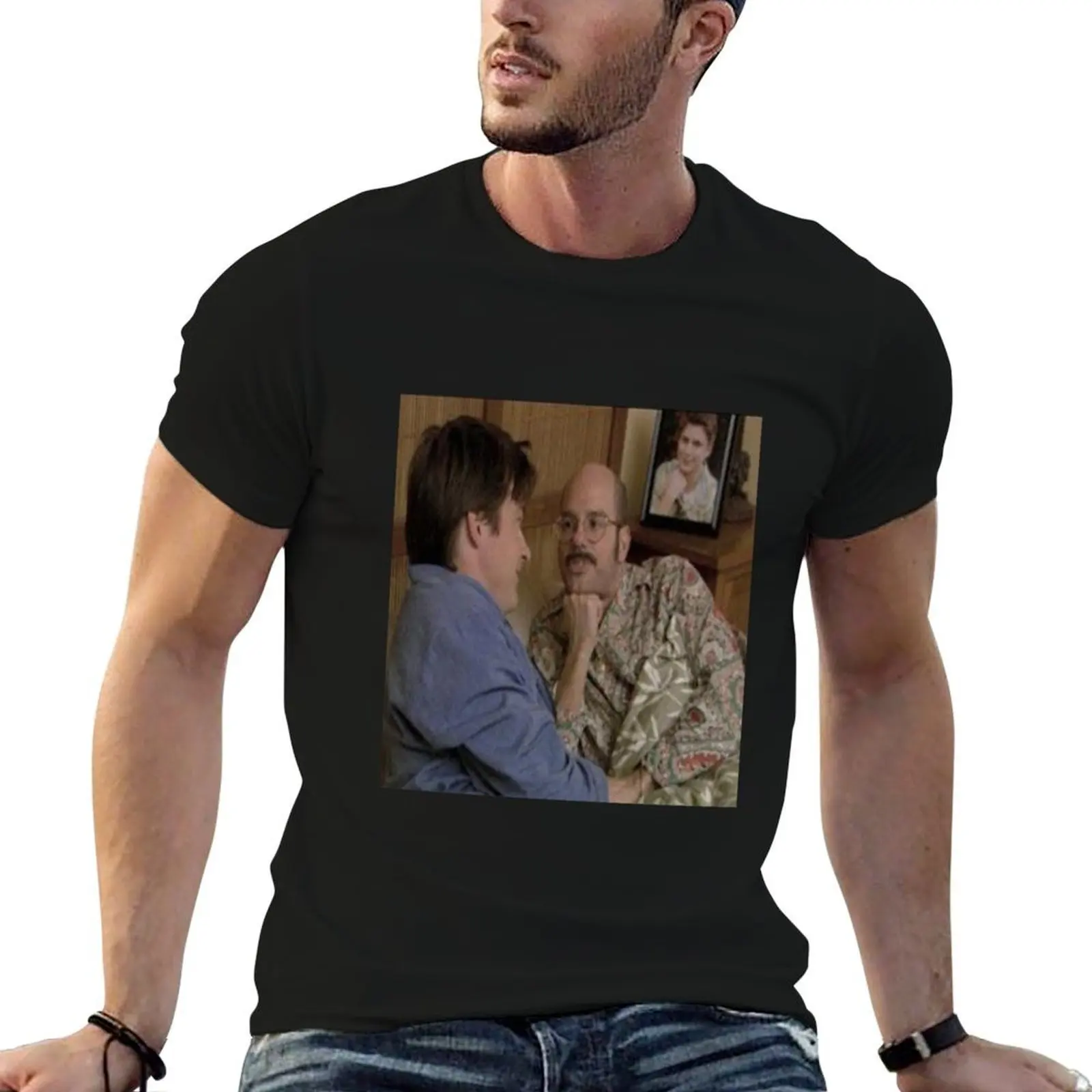 is that the singer songwriter george michael? T-Shirt Luxury man animal prinfor boys clothes for men