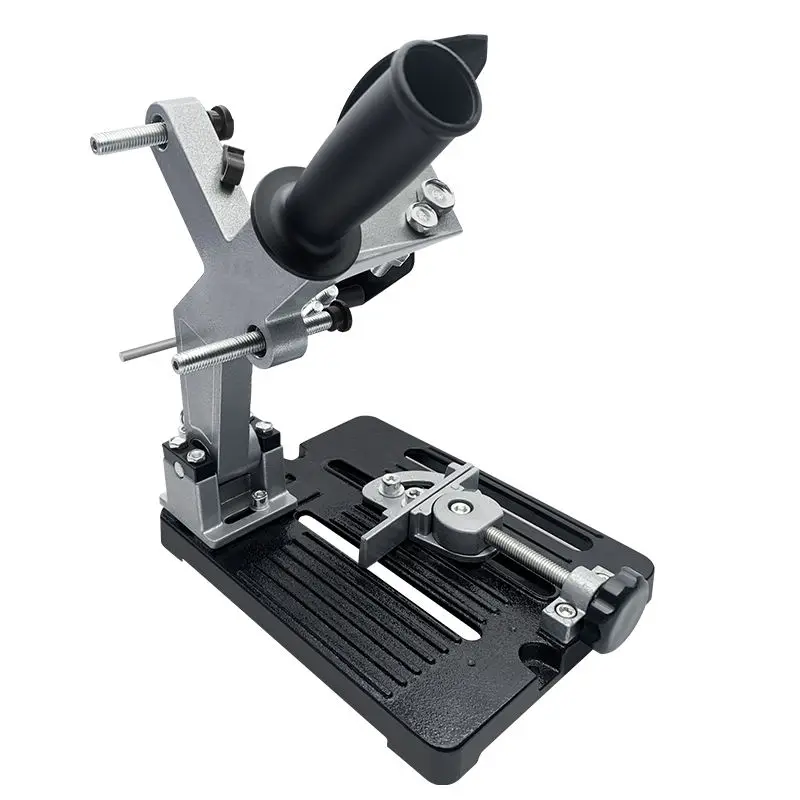 حامل طاحونة زاوية احترافي عالي التحمل، مشبك قابل للتعديل، قطع ثابت وآمن للاستخدام الصناعي في ورشة عمل الخشب المعدني