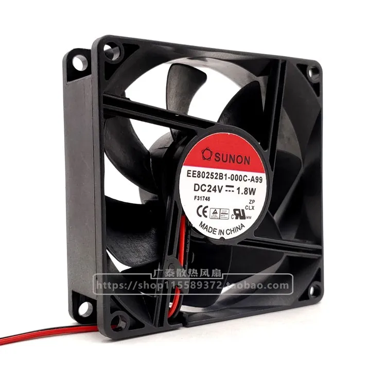 NUOVO RADIATORE VENTOLA DI RAFFREDDAMENTO ORIGINALE PE80252V3-000C-A99 24V 8025 80x80x25mm