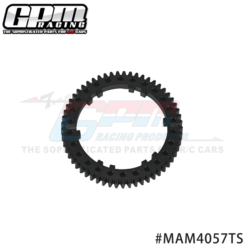 

GPM Carbon Steel Center Diff Spur Gear 57T/0.8 Mod For ARRMA 1/8 Mojave 4S BLX