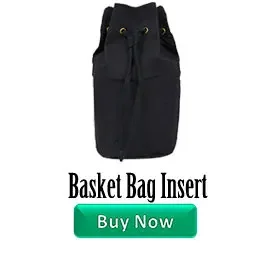 Tanqu New Drawstring Canvas Fabric Inner Pocket Lining for Obasket Obag Handbag Insert for O Basket O Bag
