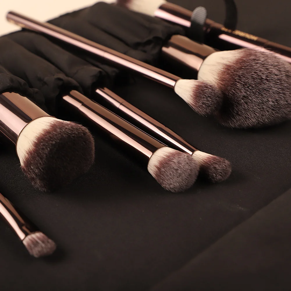 Sanduhr-Make-up-Pinsel, 7er-Set, neues Upgrade, weiche, flauschige Faser, Lidschatten, Concealer, loses Puder, Rouge, multifunktionaler Make-up-Pinsel