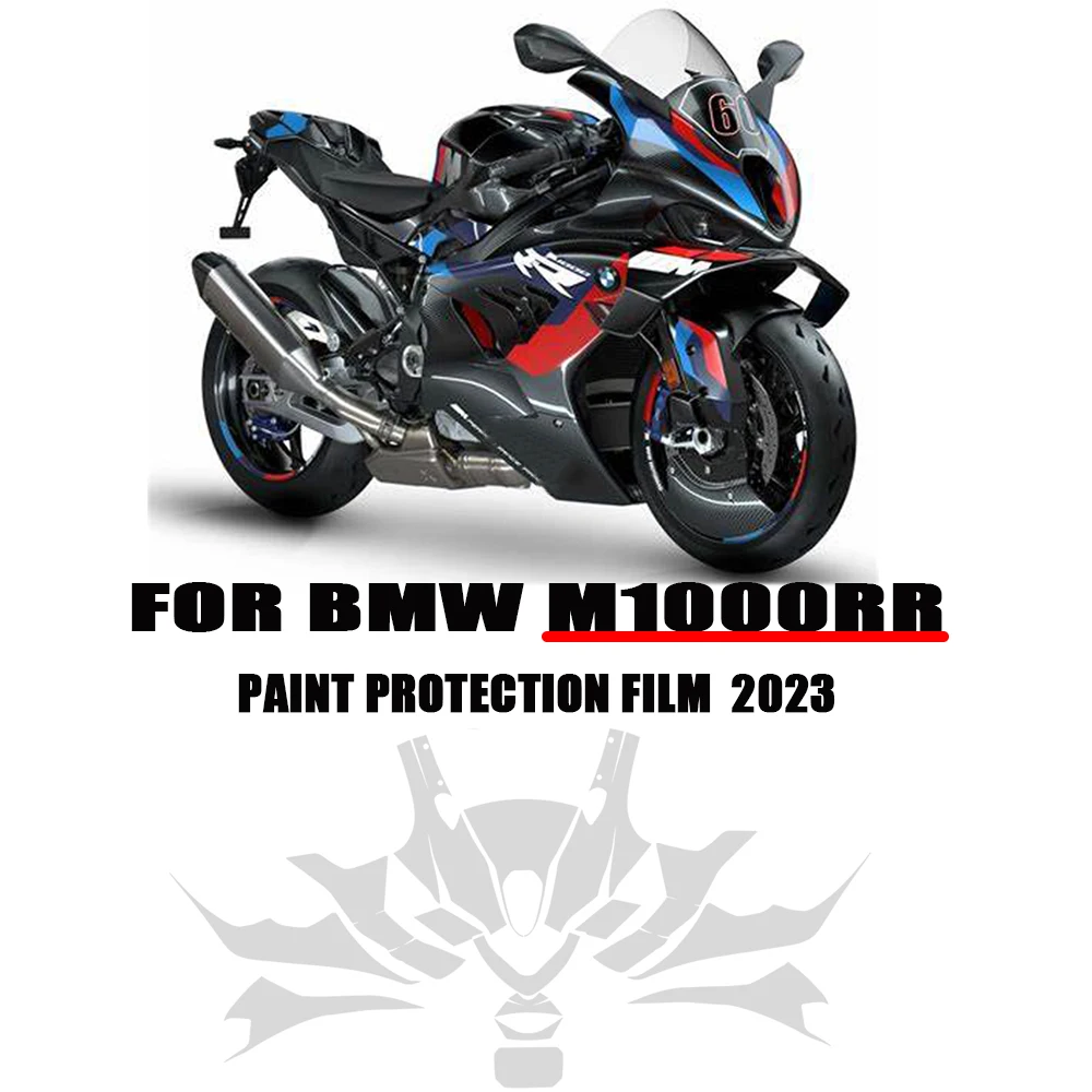 For BMW M1000RR Fairing Protection Real TPU Material 2023-2024 M 1000 RR TPU Fits M1000 RR PPF Motorcycle Paint Protection Film