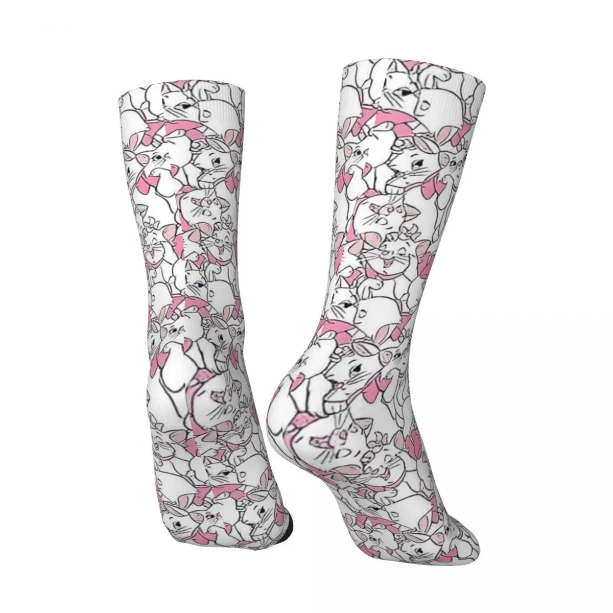 Medias Marie Cat MINISO para hombre, calcetines transpirables Harajuku, calcetines de diseño antideslizantes para ciclismo de otoño, Idea de regalo