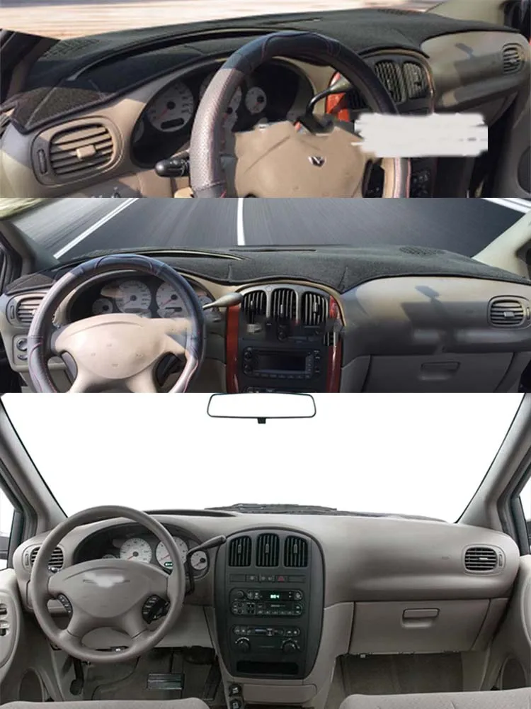 For Dodge Chrysler Grand Voyager Caravan RG RT Dashmat Dashboard Cover Instrument Panel Protective Pad Dash Mat Ornaments