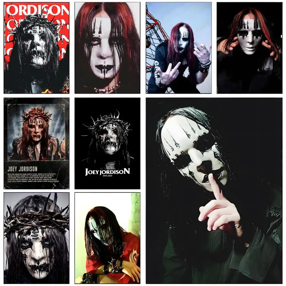 Heavy Metal Drummer joey jordison Poster HD Self-Adhesive Wall Decor Home Office Dorm Bedroom & More Ideal Gift Choice