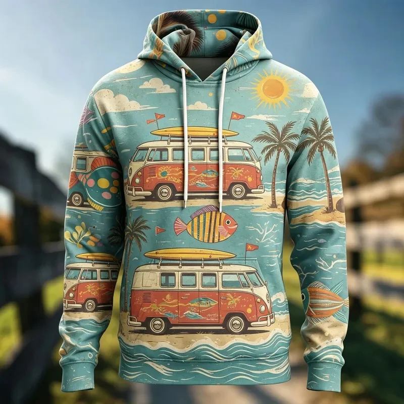 Fashion Creative Print Men 3D Hoodie Casual Pullover Top For Male Travel Hangout Picnic Social Multi Occasion Wear