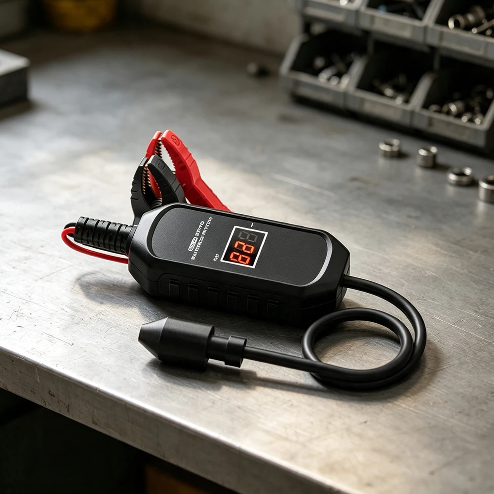 PT502 Automotive Vacuum Diagnostic Gauge with Direct 12V Power Supply and Automatic Calibration for Intake and Testing
