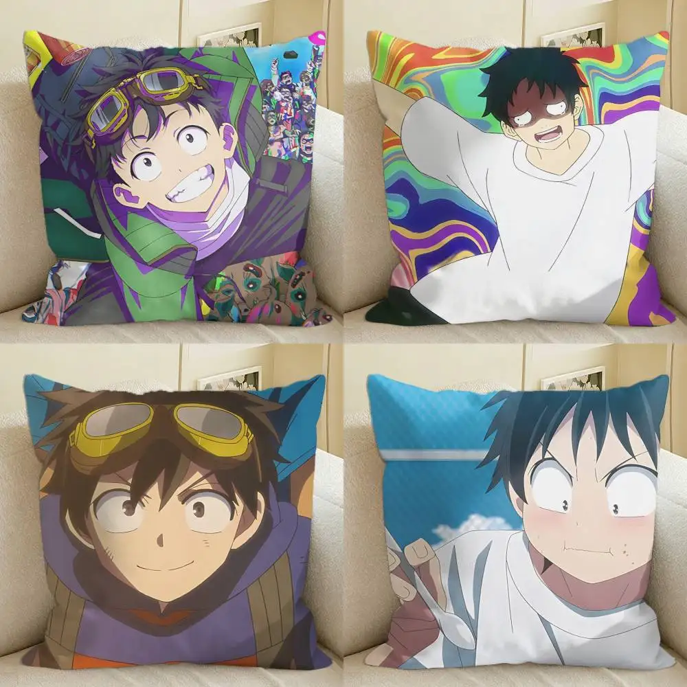 

Z-Zom-100 Manga Akira Tendou Square Sofa Pillow Cover Solid Color Living Room Home Decor Cushion Case