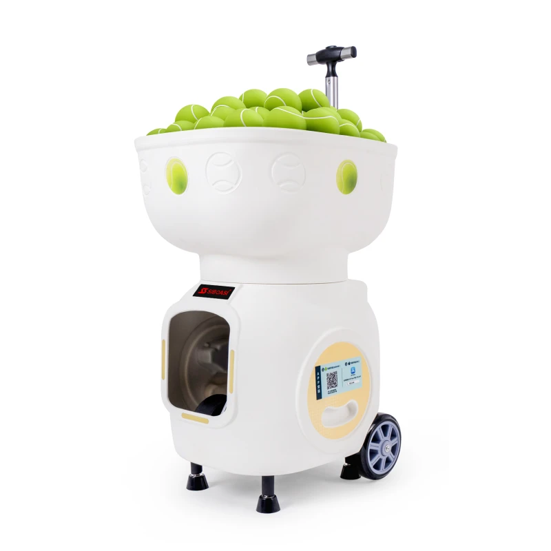 New and Hot T2403A Automatic Portable Smart Indoor Tennis Ball Machine Remote Control Professional Tennis Training Machine