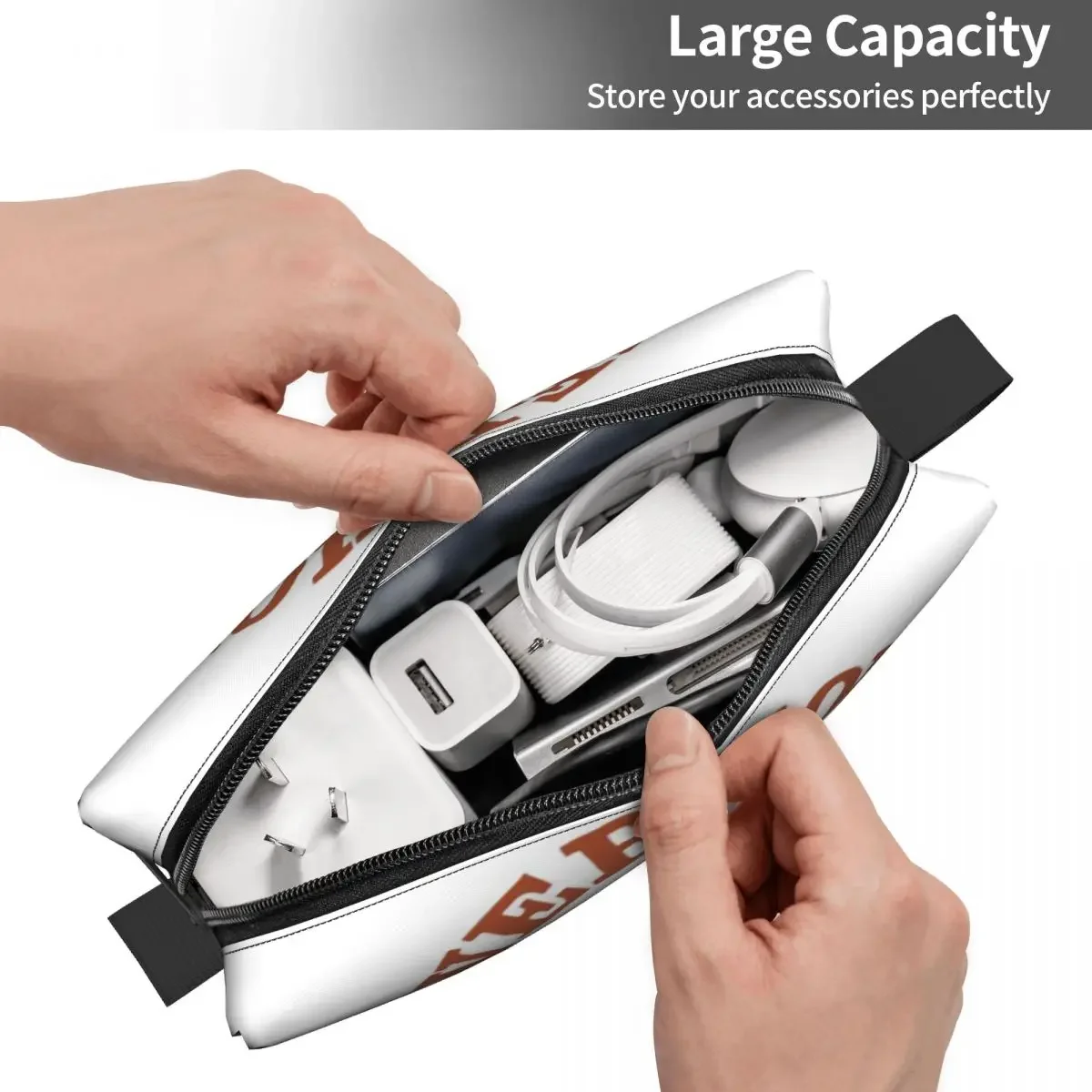 Powerhouse Gym Logo Makeup Bag Women Travel Cosmetic Organizer Cute Bodybuilding Fitness Storage Toiletry Bags image 2