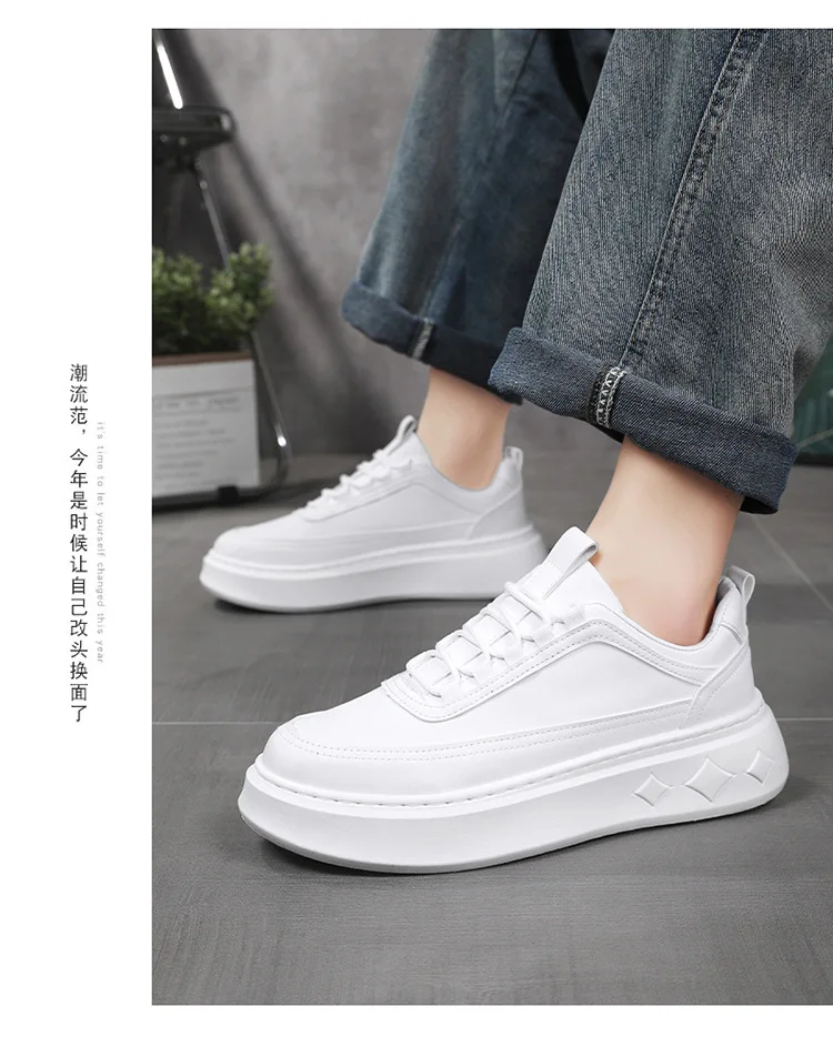 Lässige Sneaker 2026: Vielseitige Low-Top Herren-Sneaker, Bequeme und Trendige Outdoor-Laufschuhe mit Dicker Sohle – Detail 14