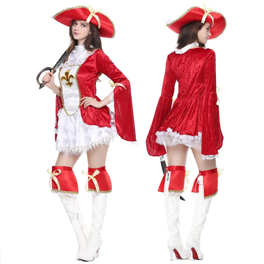 Halloween Masquerade Girls Pirates of the Caribbean Princess Show Costume