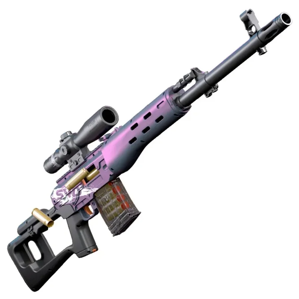 Fusil de Sniper à chargement manuel, jouet à balle molle, jeux de tir en plein air, combat CS, cadeau de noël pour enfants et adultes