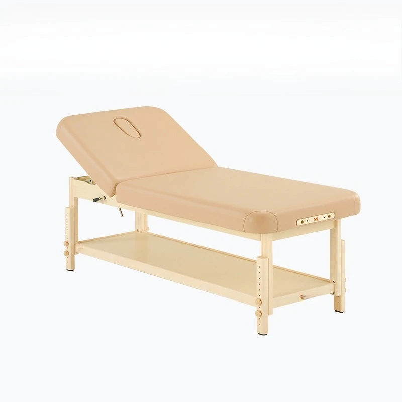 

The massage bed has a backrest, and the massage bed is dedicated to the beauty salon.