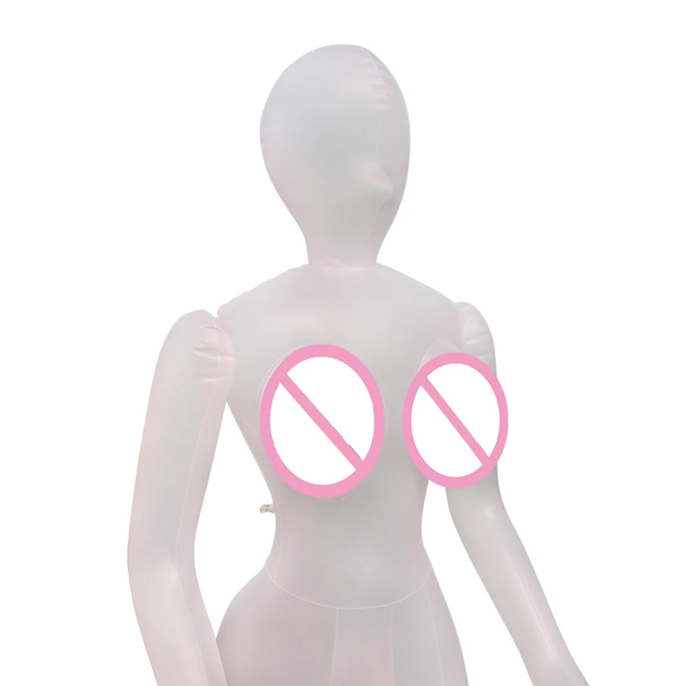 Inflatable Sex Doll Vagina Pocket Pussy Real Doll Adult Big Male Sex Toy Masturbator Transparent Inflatable Doll Style Sex Shop